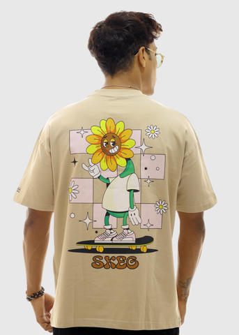 Blossom Beige Unisex Oversized T-shirt