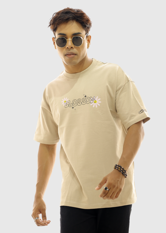 Blossom Beige Unisex Oversized T-shirt