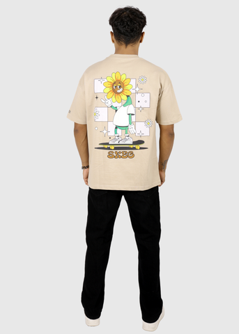 Blossom Beige Unisex Oversized T-shirt