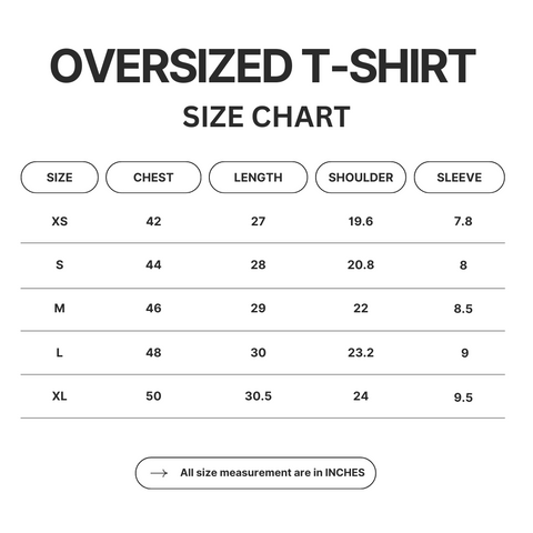 Acid Wash Blue Solid Unisex Oversized T-shirt