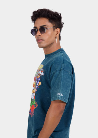 Hunter X Hunter Acid Wash Unisex Oversized T-shirt