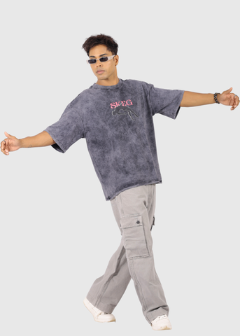 Soul Acid Wash Unisex Oversized T-shirt